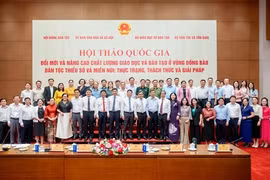 Delegates at the conference in Hanoi on August 26. (Photo: daibieunhandan.vn)