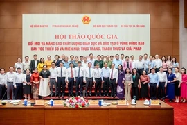 Delegates at the conference in Hanoi on August 26. (Photo: daibieunhandan.vn)