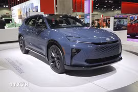 A model of Toyota (Illustrative photo: Kyodo/VNA)