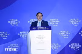 PM Pham Minh Chinh addresses the session titled “Is Asia's Century at Risk?” on June 25. (Photo: VNA)