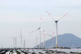 A wind farm in Khanh Hoa province (Photo: VNA)