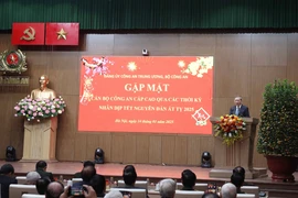 Party General Secretary To Lam speaks at the gathering of former senior public security officials in Hanoi on January 14. (Photo: VNA)