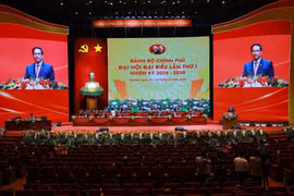 Prime Minister Pham Minh Chinh, who is also Politburo member and Secretary of the Government’s Party Committee, speaks at the first Party Congress of the Government on October 12. (Photo: VNA)