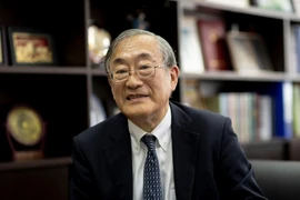 Prof. Dr Furuta Motoo, first Rector of the Vietnam Japan University and Chairman of the Japan – Vietnam Friendship Association (Photo published by VNA)