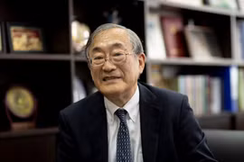 Prof. Dr Furuta Motoo, first Rector of the Vietnam Japan University and Chairman of the Japan – Vietnam Friendship Association (Photo published by VNA)