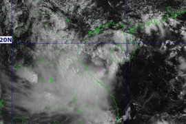 The location of Storm Nongfa's centre at 10am on August 30, 2025. (Photo published by VNA)