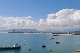 Construction has started on the Lien Chieu deep-sea port in Da Nang. The port will be a key base for logistics and exports for the Da Nang Free Trade Zone. (Photo: VNS/VNA)