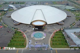 The Vietnam Exposition Centre in Dong Anh commune, Hanoi, is the venue of the exhibition on national achievements from August 28 to September 5. (Photo: VNA)