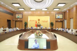 The first session of the NA Standing Committee in April 2026 (Photo: VNA)