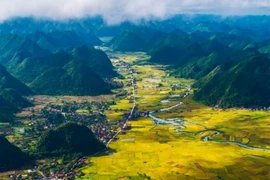A view of the Bac Son limestone block in Lang Son Geopark (Photo: langson.gov.vn)