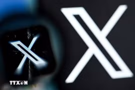 The logo of social media platform X (Illustrative photo: AFP/VNA)