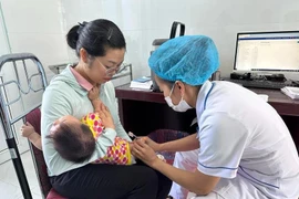 In January, pharmaceutical and health services posted a month-on-month price hike of up to 9.47%, raising the CPI by 0.51 percentage point. (Photo: VietnamPlus)