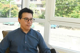 Vice President of the Cuba – Vietnam Friendship Association Dr. Ruvislei Gonzalez Saez grants an interview to the Vietnam News Agency. (Photo: VNA)