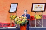 National Assembly Chairman Tran Thanh Man speaks at the ceremony in Bac Ninh. (Photo: VNA)