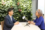 Chairman of the Korea – Vietnam Economic and Cultural Association Kwon Seong Taek in an interview with the Vietnam News Agency's correspondent in the Republic of Korea. (Photo: VNA)