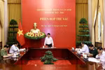 State President Luong Cuong, Chairman of the Council of National Defence and Security, chairs the council’s 6th meeting (Photo: VNA)