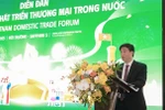 Deputy Director of the Agency for Domestic Market Surveillance and Development Bui Nguyen Anh Tuan speaks at the Vietnam Domestic Trade Forum. (Photo: VNA)