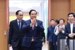 Prime Minister Pham Minh Chinh attends the national conference reviewing the implementation of Resolution No. 36-NQ/TW on OV affairs and guiding documents of the Party Central Committee's Politburo and Secretariat in this field (Photo: VNA) 