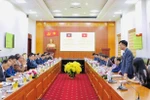 An overview of the talks between leaders of Lai Chau and Oudomxay provinces (Photo: VNA)