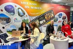 Partners talk with Vietnamese film producers. (Photo: VNA)