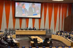 Ambassador Do Hung Viet, Permanent Representative of Vietnam to the UN, in his capacity as President-designate of the 11th NPT Review Conference, chairs the first informal meeting with the Treaty’s member states on October 7, 2025, at the headquarters of the United Nations in New York. (Photo: VNA) 