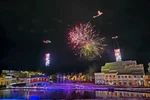 A fireworks display at the 2026 Festival of Light and Heritage (Photo: VNA)