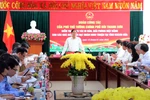 Deputy Prime Minister Bui Thanh Son speaks at the meeting with Khanh Hoa’s key leaders (Photo: VNA)