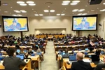 Permanent Deputy Minister of Foreign Affairs Nguyen Minh Vu speaks at the UN meeting on UNCLOS. (Photo: VNA)