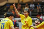The Vietnamese women's Sepak Takraw team (Photo: qdnd.vn)