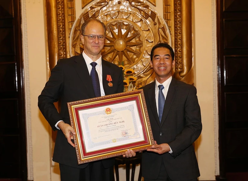 Friendship Order bestowed upon German Ambassador to Vietnam