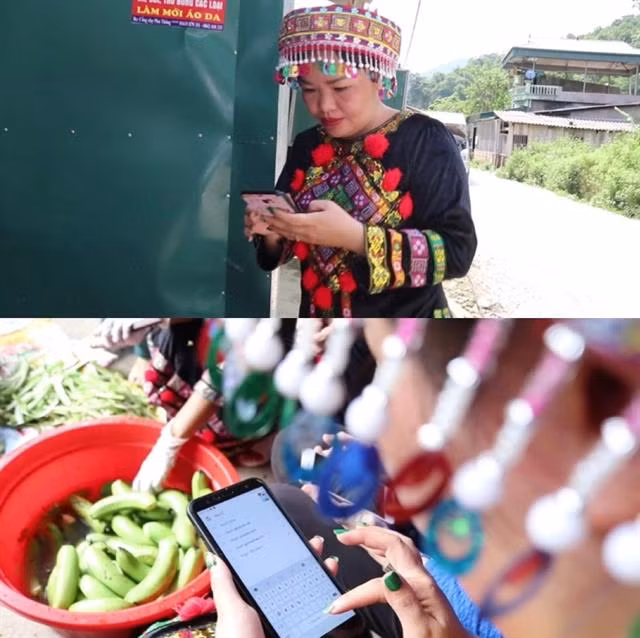 Bac Kan’s ethnic women sell local products online