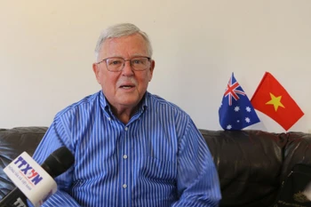 Australian Prof. Carl Thayer from the Australian Defence Force Academy at the University of New South Wales. (Photo: VNA)