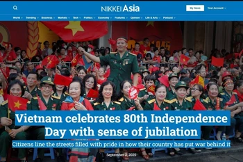 The mega story on the Nikkei Asia (Photo: VNA)