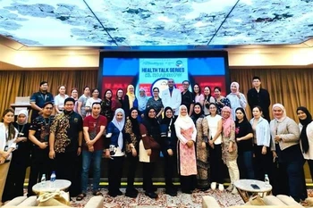 At the launch of the women's healthcare programme. (Photo: VNA)