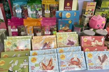 Rice-based products of Dong Thap province (Photo: VNA)