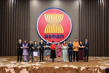 Delegates at the 4th ASEAN-UK Joint Cooperation Committee (Photo published by VNA)