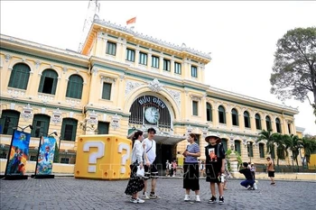 Saigon Central Post Office - a landmark site in HCM City (Photo: VNA)