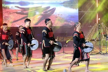 A performance at the Southeast Asian Gong Harmony Night 2025. (Photo: VNA)