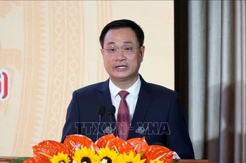 Le Ngoc Quang, member of the Party Central Committee, Secretary of the Da Nang Party Committee, and head of the city’s Party delegation to the 14th National Party Congress. (Photo: VNA)