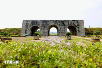 The South Gate of the Ho Dynasty Citadel. (Photo: VNA)