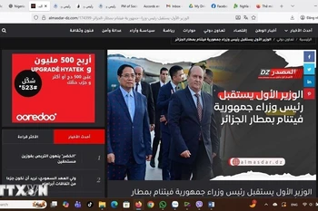 A screenshot of the article by Al Jazaïralyoum.