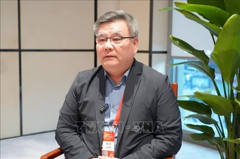 Professor Cui Hongjian from the Academy of Regional and Global Governance at the Beijing Foreign Studies University. (Photo: VNA)
