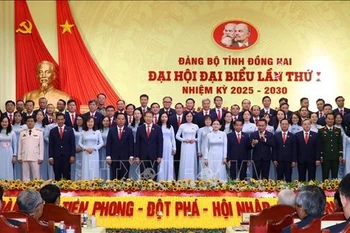 The Party Committee of Dong Nai province for the 2025-2030 term makes debut (Photo: VNA)