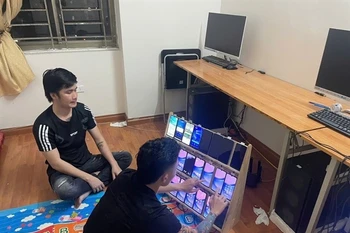 Equipment is used for gambling and money laundering. (Photo: VNA)