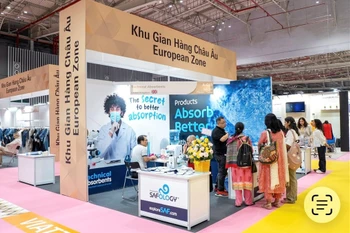 Vietnam International Trade Fair for Apparel, Textiles and Textile Technologies (VIATT 2026) is expected to expand its scale by 20% compared to last year's edition. (Photo: bnews.vn)