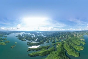 Ta Dung National Park is not only a natural treasure but also a cultural convergence point for more than 40 ethnic groups in Dak Nong province. (Photo: VNA) 