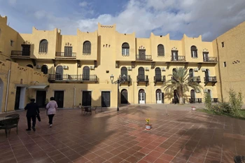 Trans Atlantic Hotel, now known as the AN Hotel, in Biskra province in southern Algeria. (Photo: VNA)