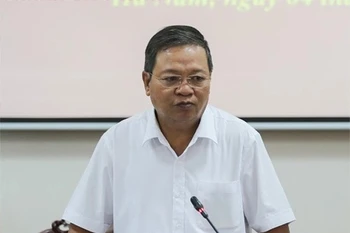 Former Chairman of the Ha Nam provincial People’s Committee Nguyen Xuan Dong. (Photo: VNA)