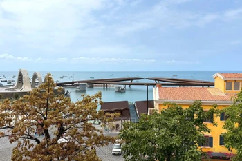 A corner of Sunset town on Phu Quoc Island. (Photo: VNA)