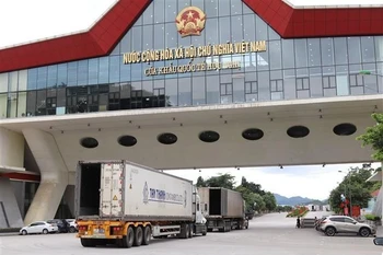 A view of the Huu Nghi international border gate in Lang Son province. (Photo: VNA) 